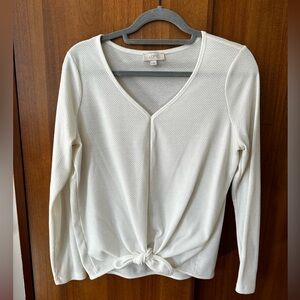 Loft Outlet White long sleeve